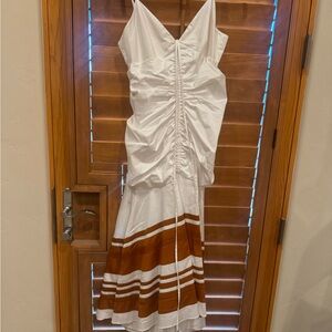 Veronica beard fitz high low dress size 2